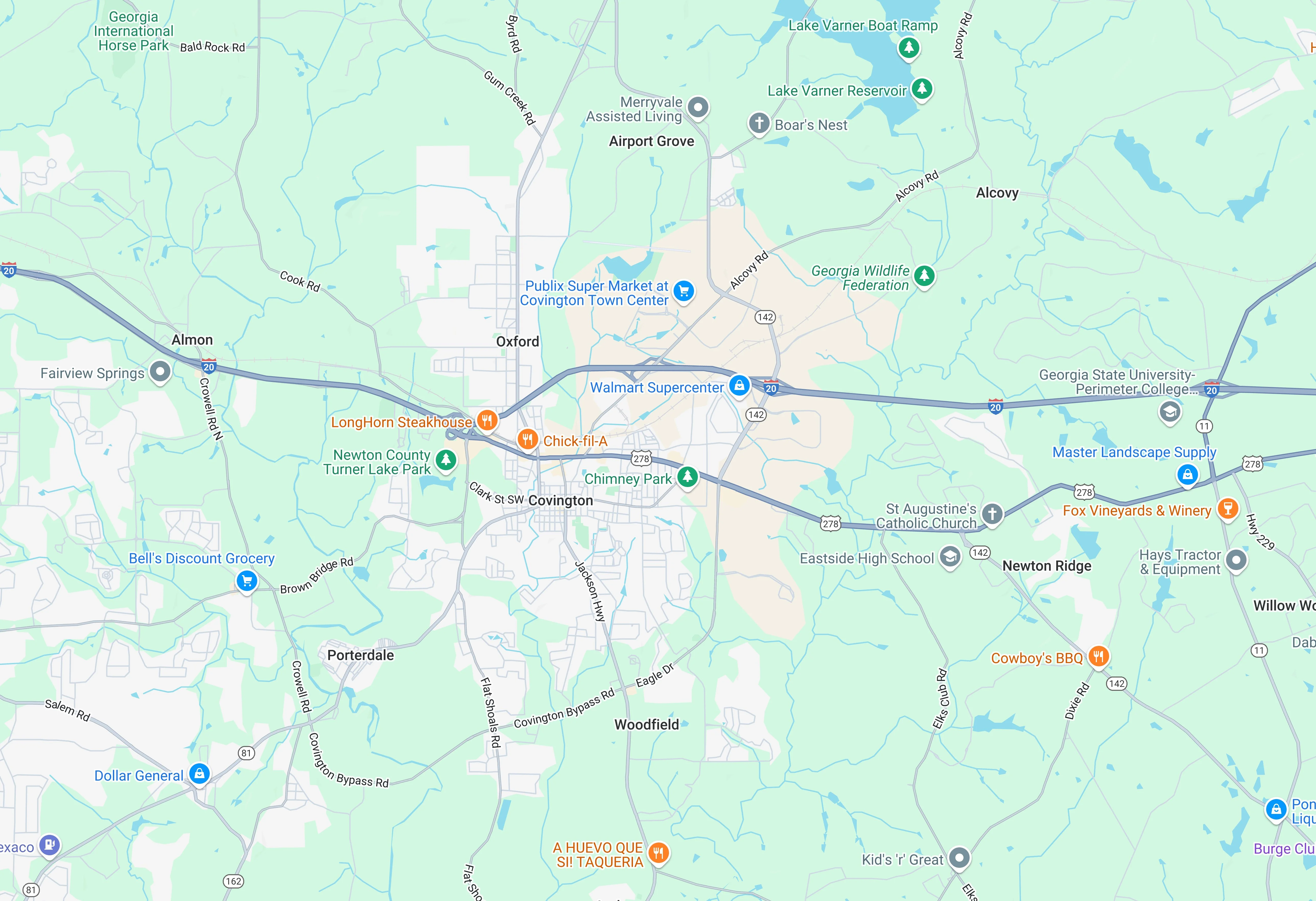 Covington Map
